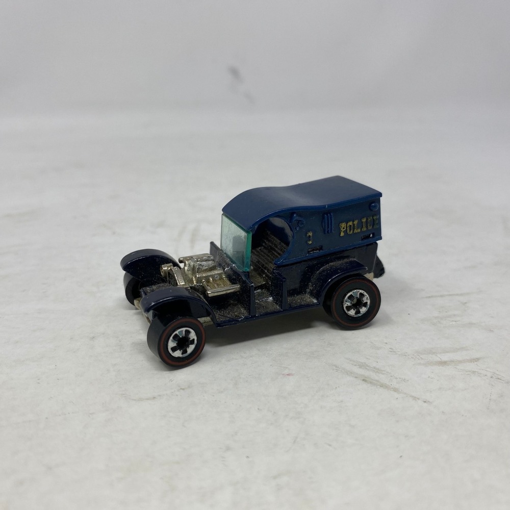Hot Wheels Paddy Wagon Police Blue 25th Anniversary Redline Mattel 1969 Casting
